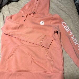 Carhartt Coral Hoodie with Logo